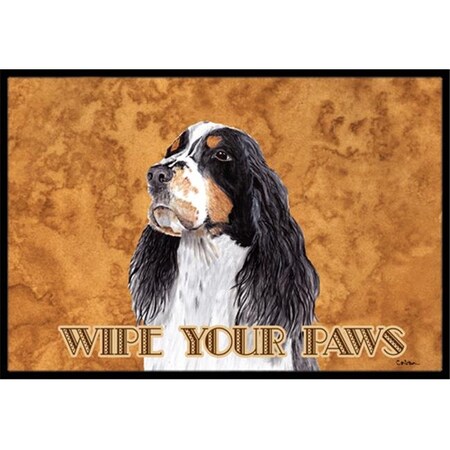 Carolines Treasures Carolines Treasures SC9134MAT 18 x 27 in. Springer Spaniel Indoor & Outdoor Doormat SC9134MAT